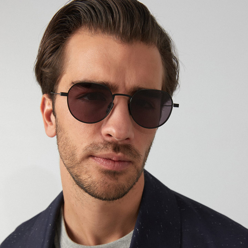 Retro Round Pc Round Frame Full Frame Men's Sunglasses display picture 1