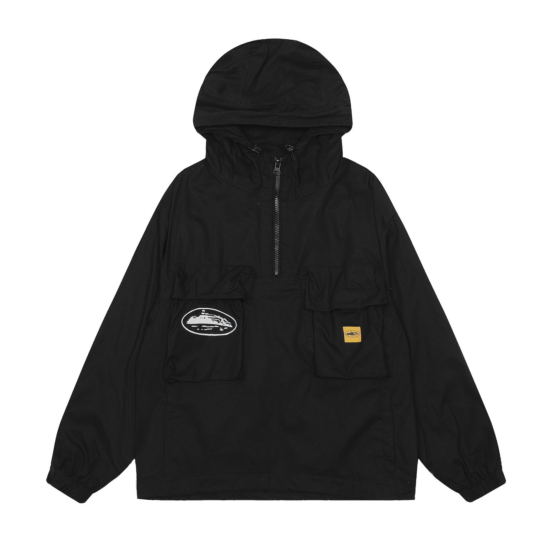 Corteiz Alcatraz Anorak Jacket Softshell Black
