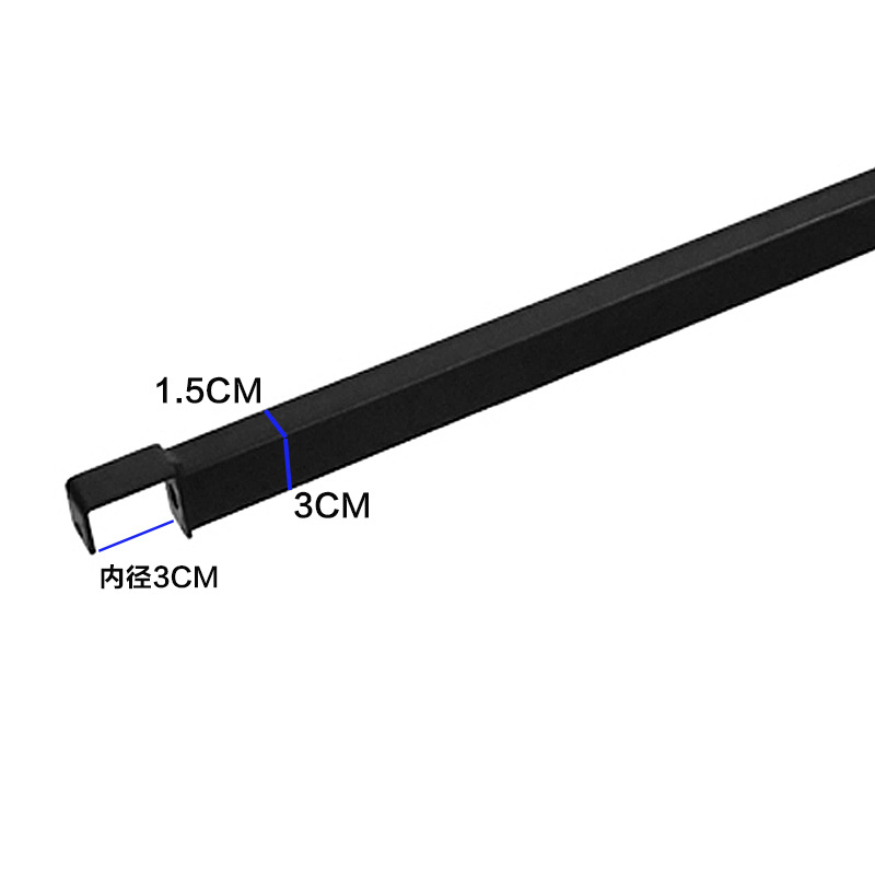 Wholesale Qimei desk bookshelf reinforcement accessories white black front reinforced beam shelf bookshelf fixation