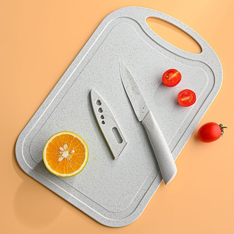 15cm 밀짚 과일칼 도마 [칼커버 무료]