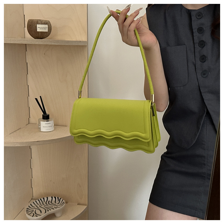 Borsa a tracolla singola versione coreana, nuova estate 2024, borsa da donna piccola e fresca, con tracolla quadrata sotto le ascelle, moda popolare_voghion.com