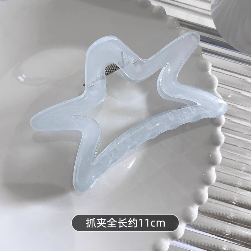 Gran clip de tiburón esmerilado acrílico simple horquilla tocado volumen gran horquilla de alto grado accesorios para el cabello al por mayor