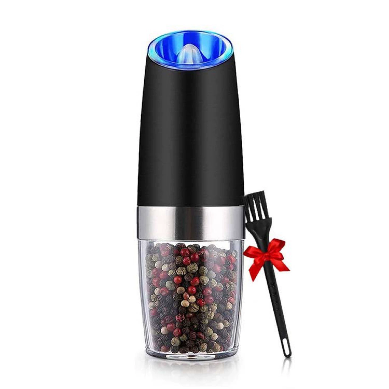Cross-border electric pepper mill gravity induction grinder cross-border mini smart salt and pepper grinder pepper grinding