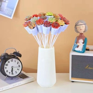Fleshy bouquet box holding flower combination gift creative soilless self-absorbent lazy person indoor good meat container