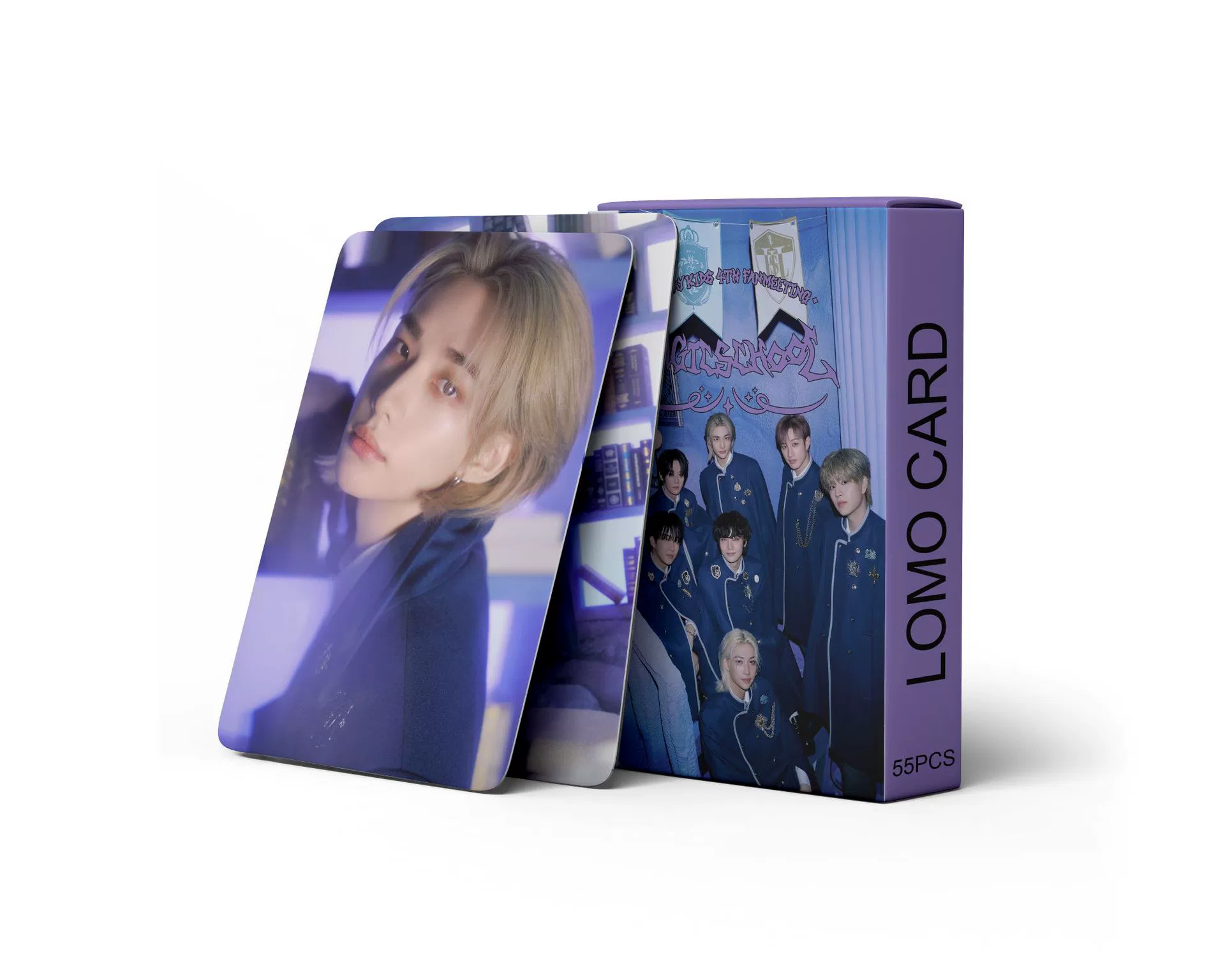 55 Stray Kids маленькая карта Magic School Lomo, любимая карта Хуанг Ичэнь Феликс