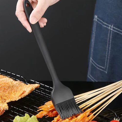 Silicone barbecue brush, silicone oil brush, high temperature resistant barbecue brush, household silicone brush, kitchen silicone sweep baking tool