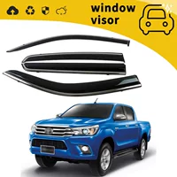 Подходит для 16 Toyota Hilux REVO: дефлекторы дождя, дефлекторы на двери, дефлекторы на окна, дефлекторы, модификация дефлекторов.