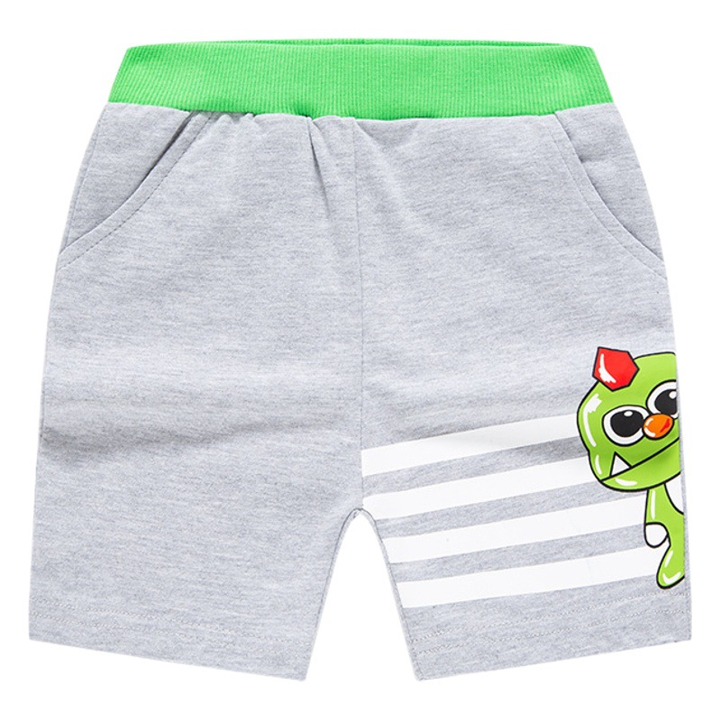 Pantalones cortos de dibujos animados para niños 2026, pantalones cortos hasta la rodilla para niños, estilo coreano, estampados, novedad de verano, a la moda, venta al por mayor del fabricante, dropshipping