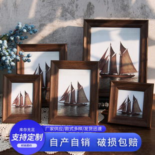 美式复古相框摆台树脂相框批发6寸7寸8寸10寸厂家客厅卧室挂墙相-阿里巴巴