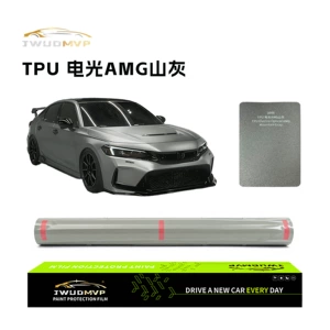TPU rəng dəyişən film PPF, elektro-optik AMG dağ boz avtomobil boya qoruyucu film