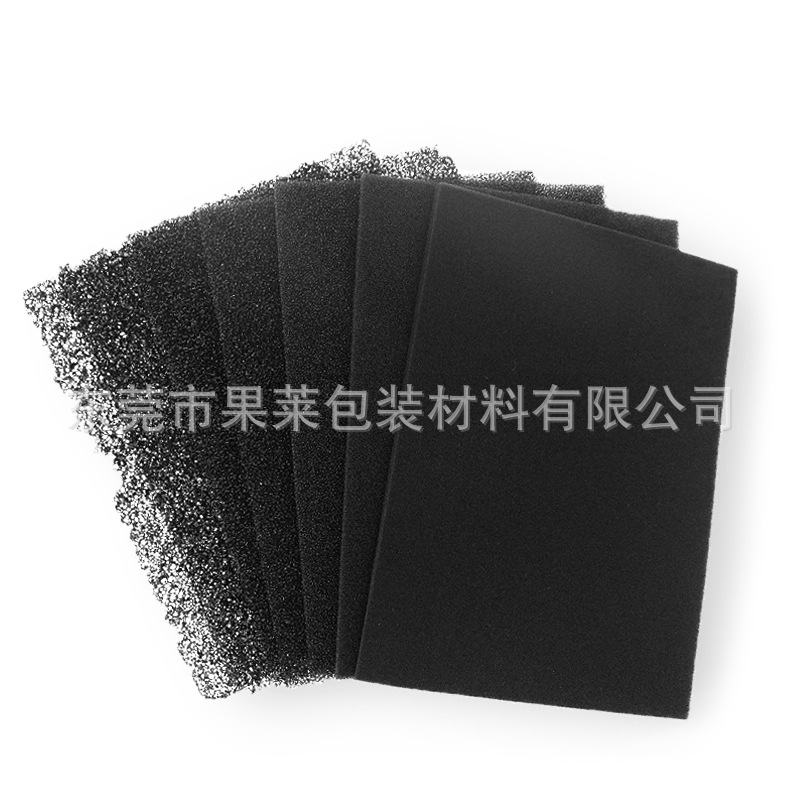 15-70ppi聚氨酯过滤海绵 高密度大孔径小孔径海绵片材 爆破阻燃