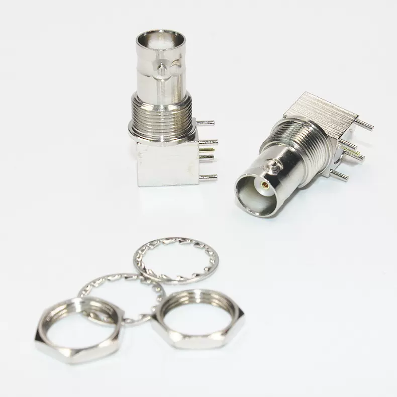 BNC射频连接器 BNC-KYWE29.5*16母座视频插座天线座纯铜Q9插座