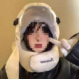 冬季户外骑行防寒面罩女防寒防风加厚加绒电动车保暖护耳雷锋帽子