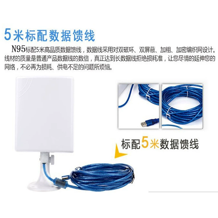 Высокопроизводительная беспроводная сетевая карта WiFi адаптер для настольного ПК/ноутбука, внешний сетевой приемник