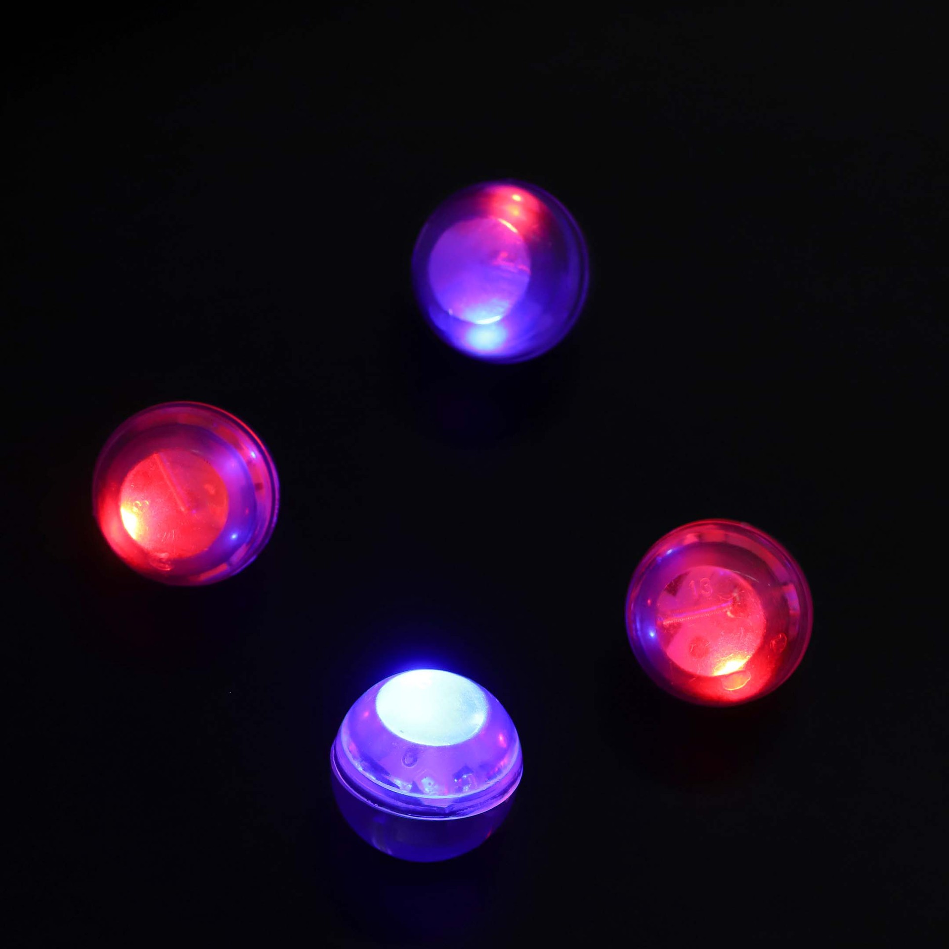 Vibration waterproof flashing ball LED toy light electronic movement toy accessories Vibration luminous light red blue green three flashing