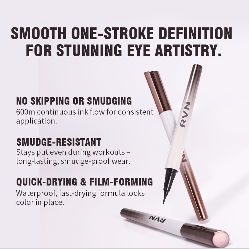 Transfronterizo RVN eye-liner líquido impermeable, maquillaje no desvanecido, eye-liner fuente de fabricación al por mayor transfronterizo image 4