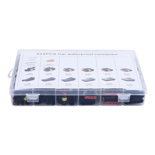 Car waterproof connector 622PCS boxed combination kit terminal row xenon lamp wiring harness plug connector