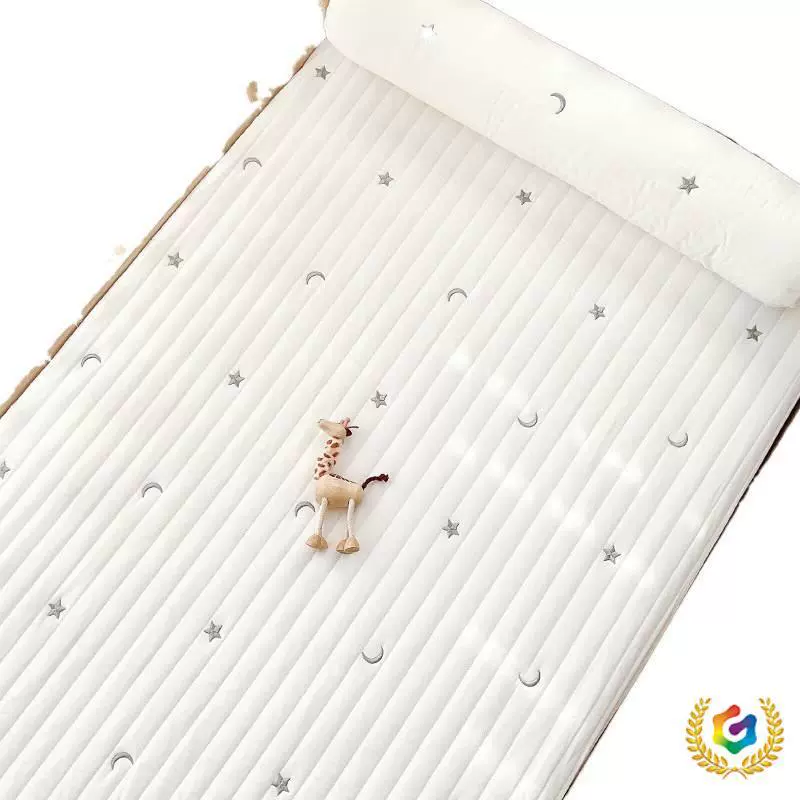 Crib, quilted sheet, children's mattress for side table, increased thickness