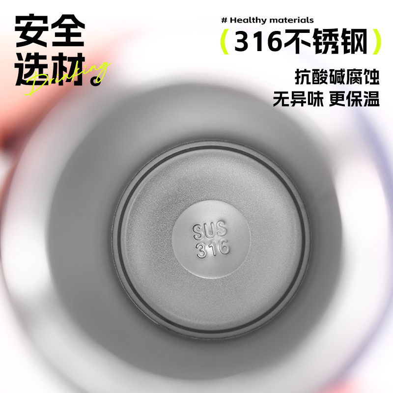 跨境新款运动水壶304不锈钢保温杯骑行水壶户外手提便携菱形水杯|undefined
