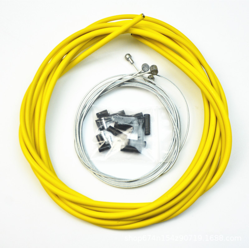 Línea de traje de producción de Taiwán de alta calidad tubo montaña carretera bicicleta plegable línea de color tubo Línea de Transmisión de freno