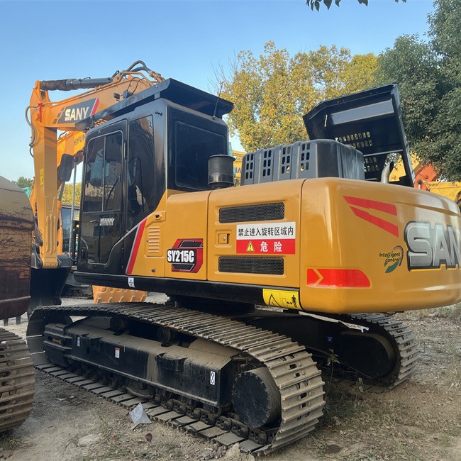 Exportación de Libia de segunda mano Sany SY215C excavadora 90% nueva garantía de calidad stock suficiente