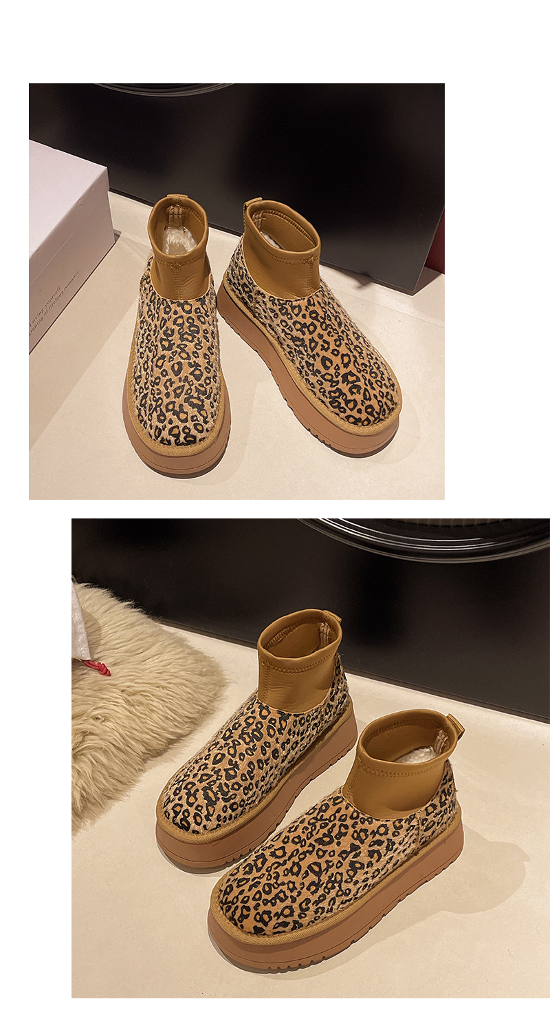 Scarpe da neve fredde del nord-est con suola spessa per le donne nell'inverno 2024, con pile aggiunto, impermeabili ispessite, antiscivolo e_voghion.com