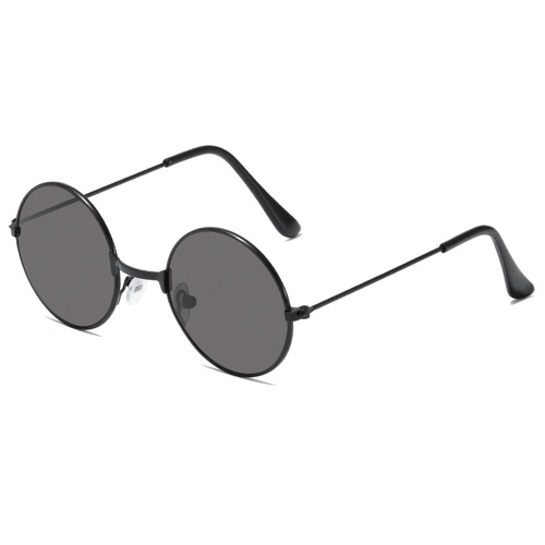 Children's sunglasses, boys' trendy retro round-frame glasses, girls' baby sunglasses, photo catwalks, metal frame prince's glasses
