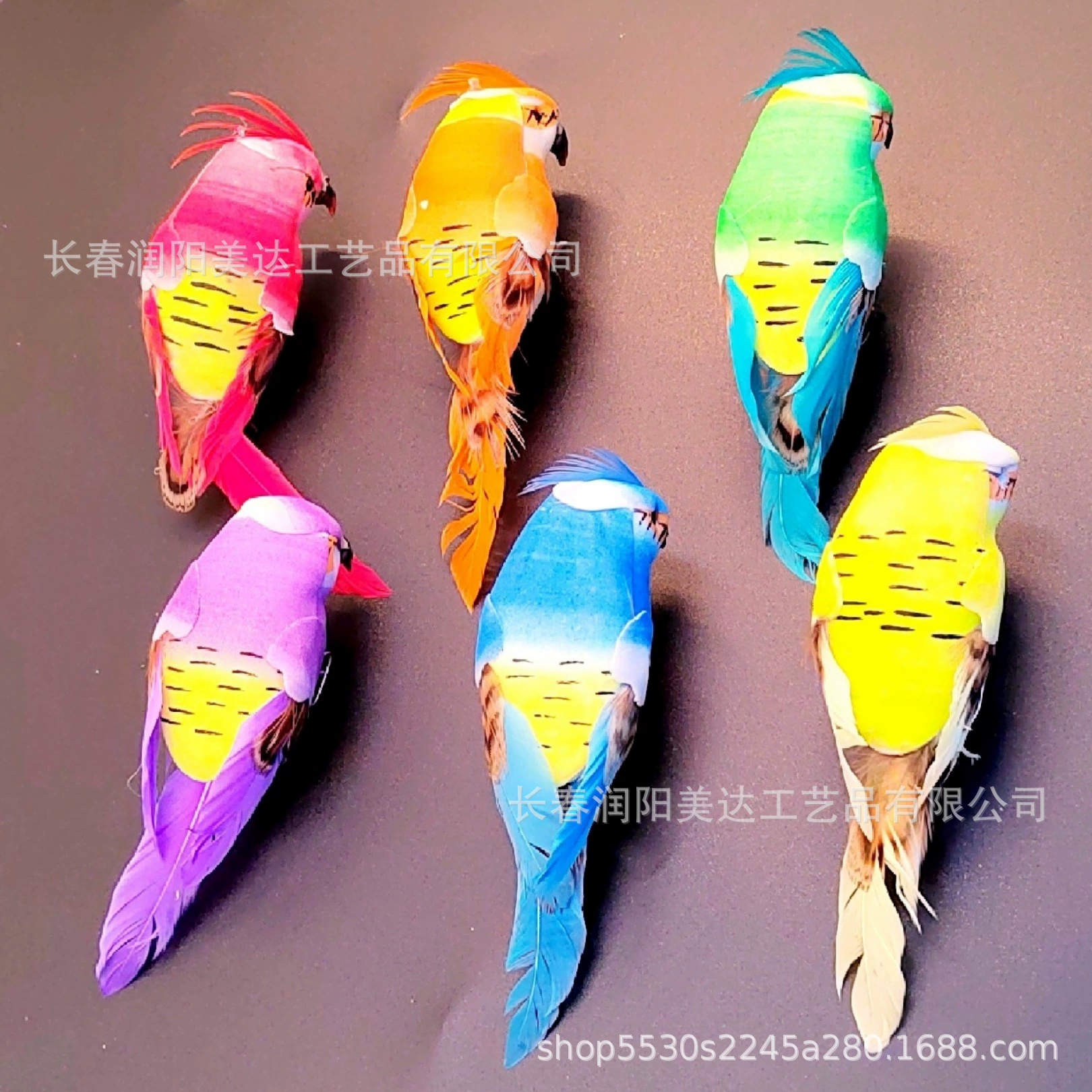 Искусственное перо из пенопласта для попугая/Настоящее перо попугая/Садовая ветка украшение реквизит