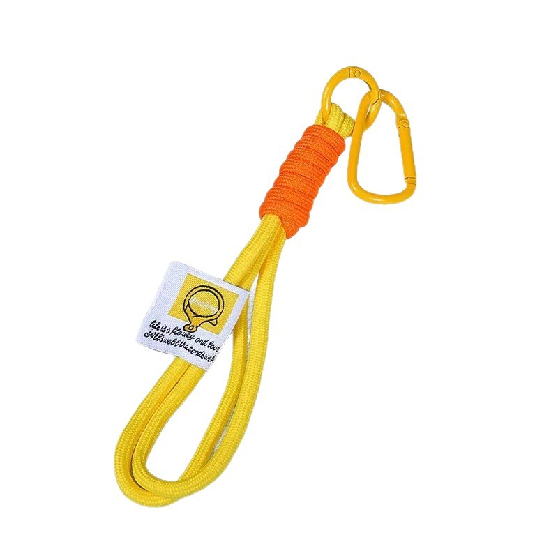 Mochila al aire libre cinturón de montaña de nylon tejido bolso colgante bolso cremallera colgante de tendencia nacional llavero de cuerda de teléfono móvil