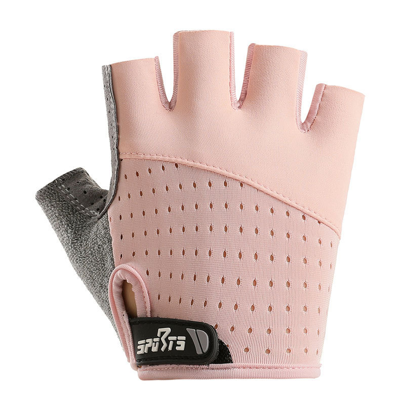 Guantes de ciclismo para niños medio dedo palma antipatinación hielo transpirable entrenamiento deportivo protector anti-desgaste guantes de ciclismo al aire libre