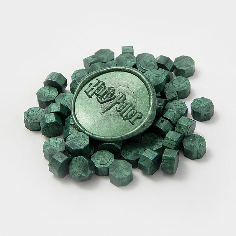 Cera de pintura al fuego, juego completo de sellos de pintura al fuego, octogonal, transparente, colorido, bolsa de colores mezclados, cera, venta al por mayor barata