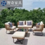 咖啡厅庭院组合防晒茶几