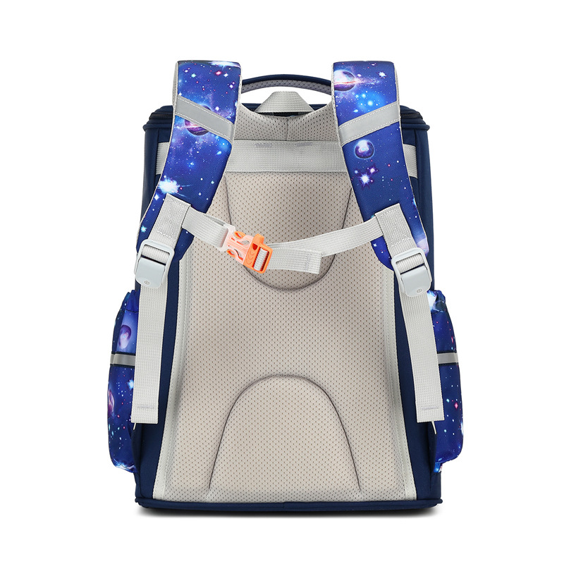Nuevo estudiante de escuela primaria mochila integrada bolsa de espacio para niños y niñas alivio de Carga Protección de la columna vertebral Grado 1-3-6 niños mochila