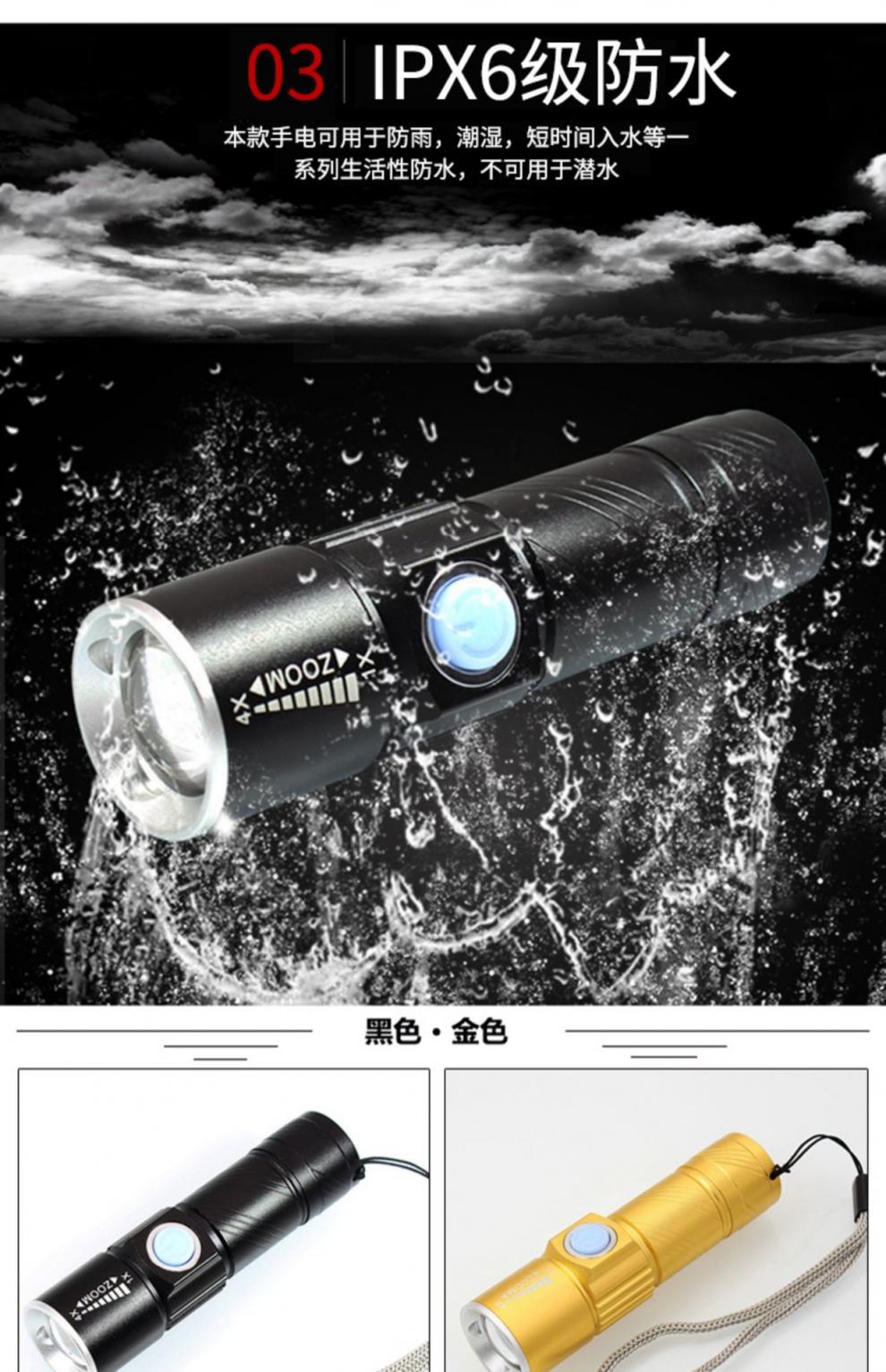 Cat Moss Uv Flashlight Rechargeable Ultraviolet Lamp for Money Detection and Identification Uv Curing Lamp Fluorescent Agent Detection Pen