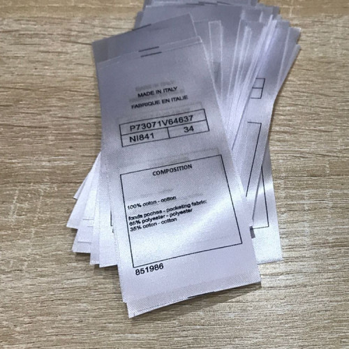 English water-resistant labels, small batch order CHA wash labels, small scented collar labels, hang tags, pure cotton mark set, wash labels