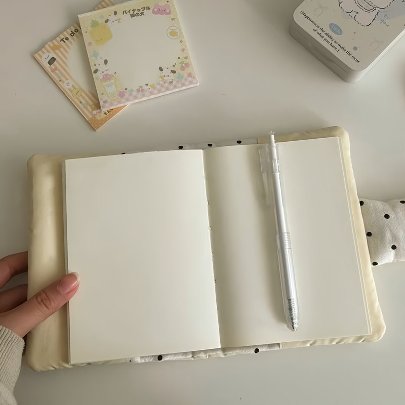 韩系米菲兔书衣A6手作布艺手帐本高颜值ins风学生日记事笔记本子|undefined