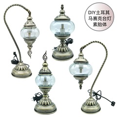 モザイクランプdiy材料手作りトルコランプ素胚電気スタンド団建暖場イベントプレゼント親子交流