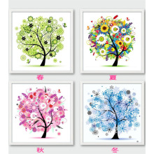 12个新款5D钻石画客厅春夏粘满钻砖石秀贴钻十字绣小件小幅