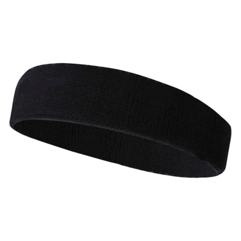 Cross-border lengthening and lengthening 5*20 pure cotton sports hair band headband yoga basketball running sweat band loose turban