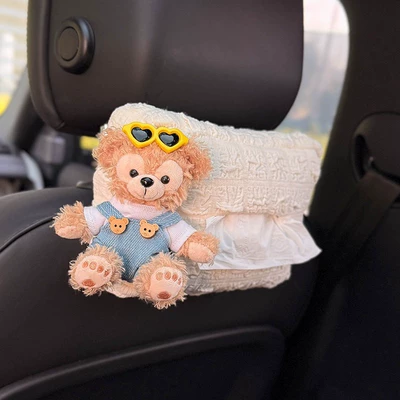 Bag In-Car Storage High-End Tissue – Car tissue box/set - yellow-glasses-duffy-tissue-bag-chair-back-tissue-bag