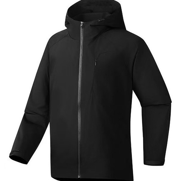 Jacket with Logo Printing, Thin Group Clothing, Velvet and Thickeneded Outdoor Workwear, Windproof Jacket, Three-In-One