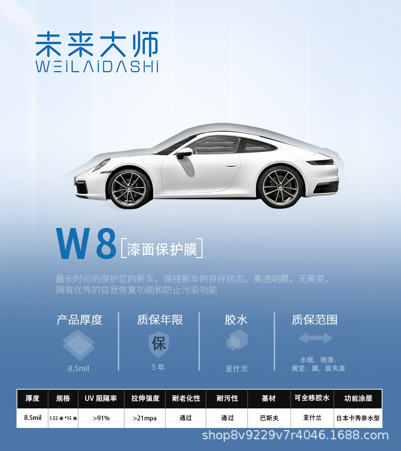 Weilai Dashi – Future Master PPF Car paint protective film - clear-15241505