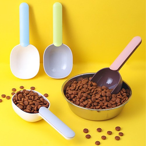 Pet supplies cross-border direct supply Amazon food dispenser dog and cat food scoop cat food spoon
