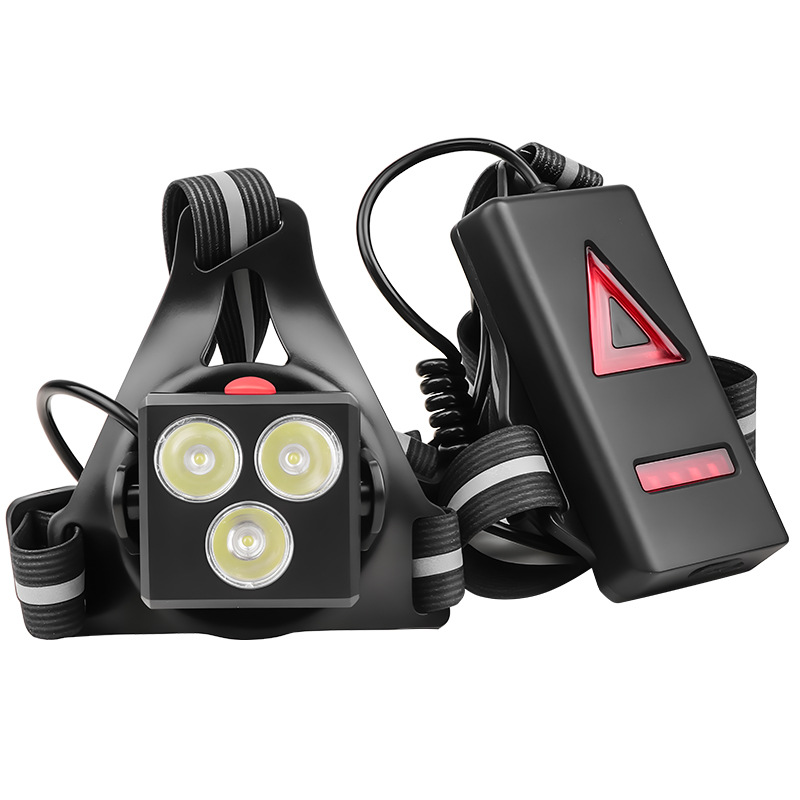 Cross-Border New Chest Night Wearable Cycling LED Multi-Light Red Warning USB Rechargeable Running Light_desvips.com