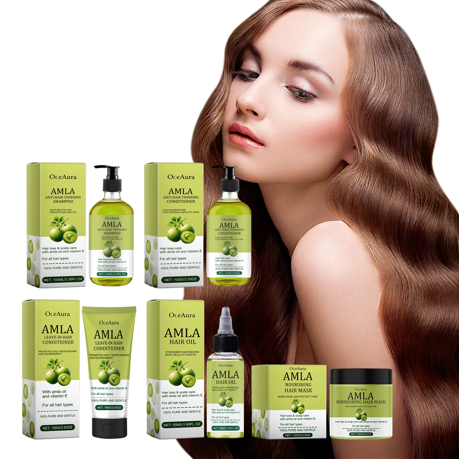 OceAura Очищающий и увлажняющий кожу головы