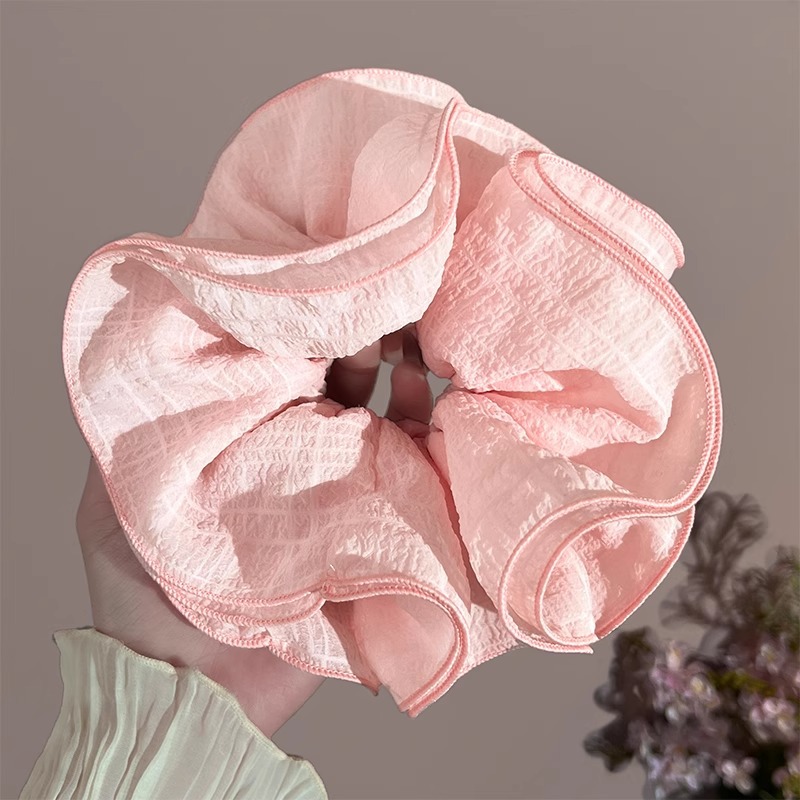 Encaje retro francés, diadema de intestino grueso, mujer 2025, nuevo estilo, cuerda para el cabello, banda de goma, lazo, dulce cuerda para el cabello, accesorios para el cabello