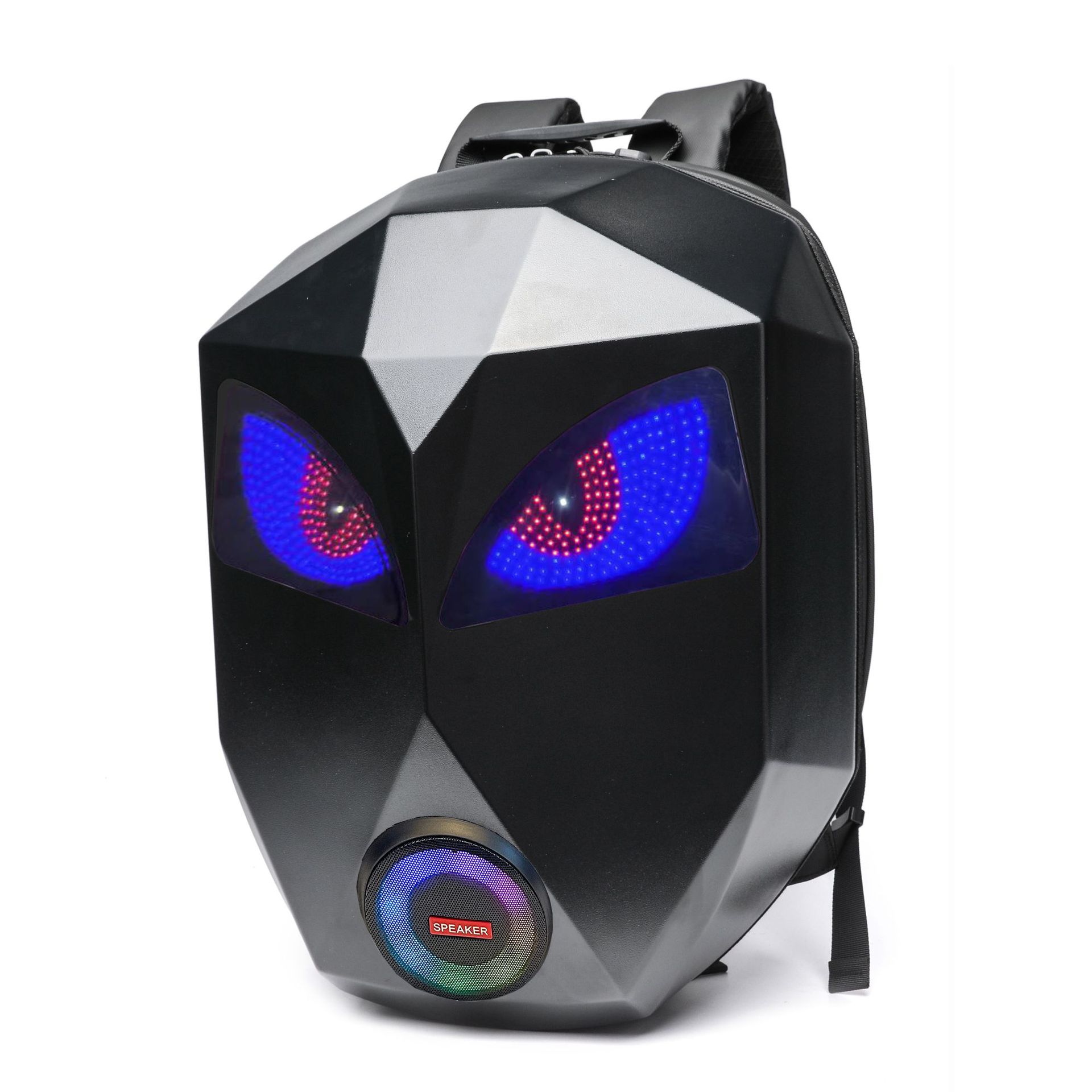 Mochila con altavoz LED de Poliéster para Ciclismo