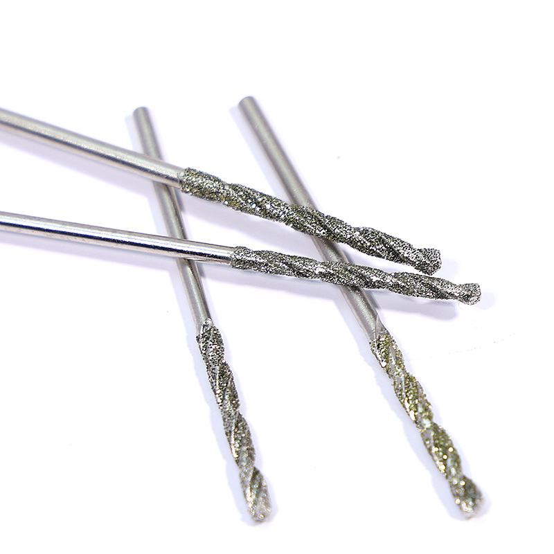 玉石打孔针 瓷砖空鼓打孔钻头翡翠琥珀玛瑙蜜蜡钻孔金刚砂打眼针