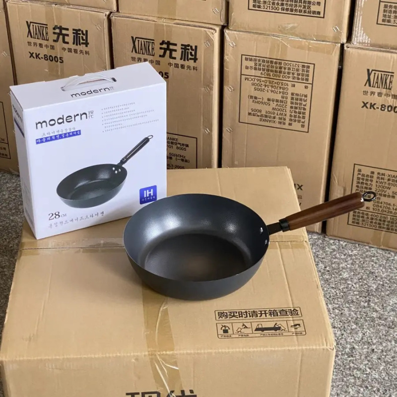 日本式極鉄煎り鍋28cmコーティングされていないフライパン家庭用オムレツ焼き物鍋卸売り|undefined