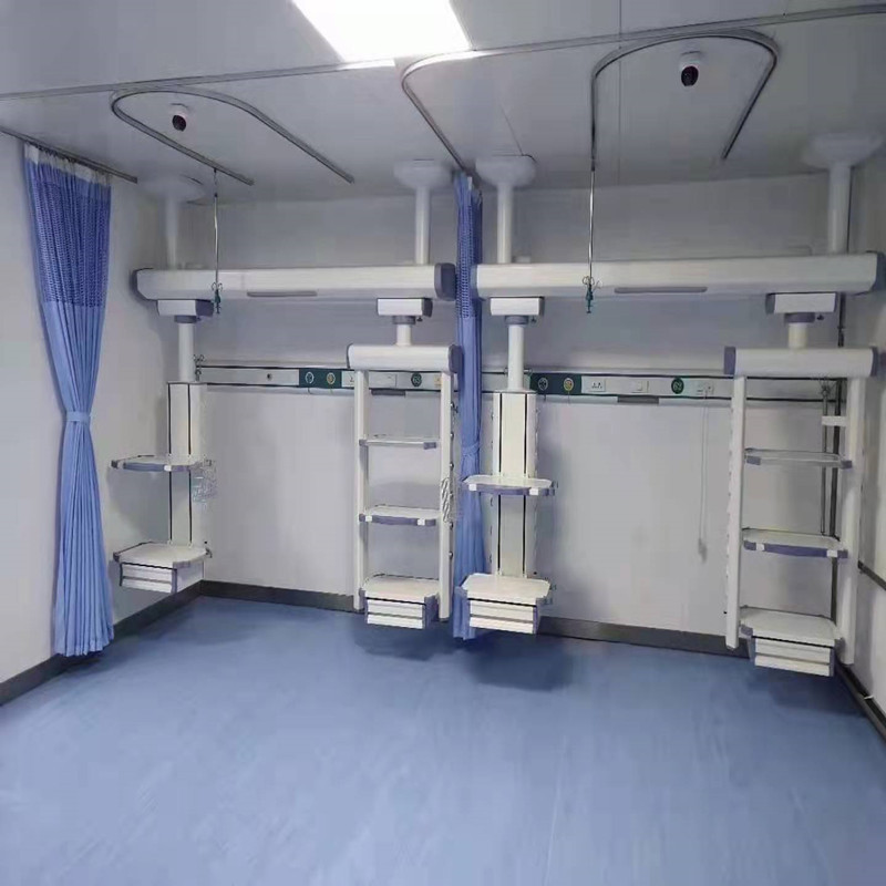 ICU病房干湿分离吊桥单双臂腔镜塔麻醉外科塔重症监护 医用吊塔
